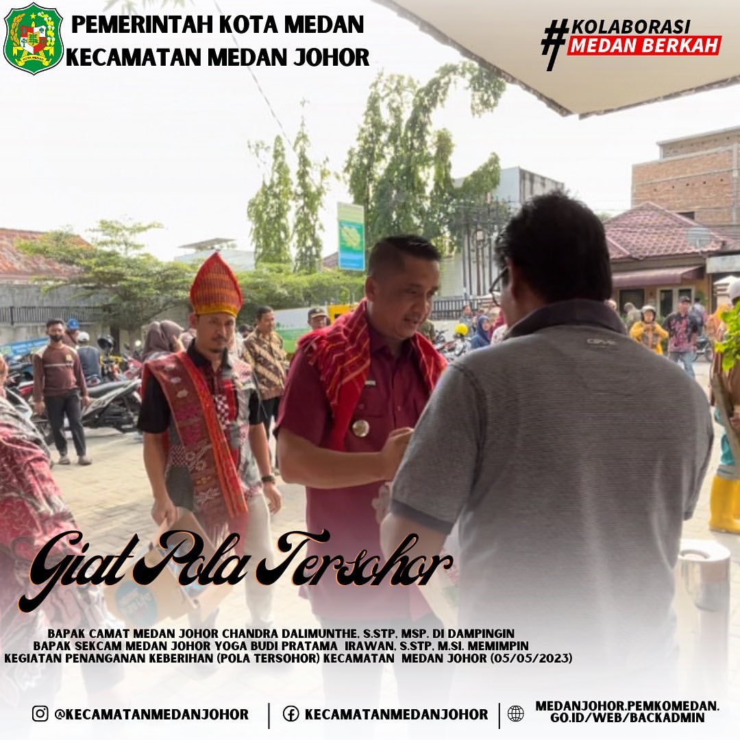 GIAT POLAH TERSOHOR KECAMATAN MEDAN JOHOR 05 MEI 2023